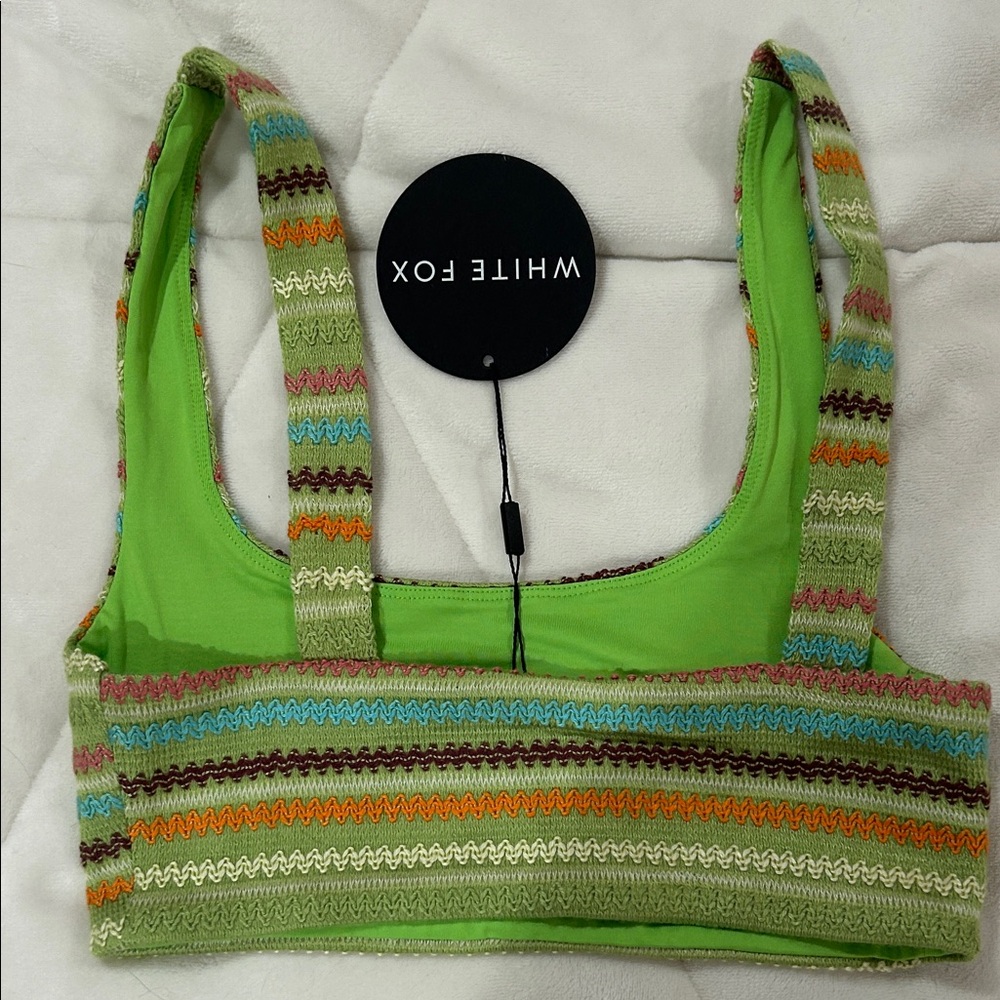 White Fox Boutique Multicolor Knit Top - Picture 6 of 6